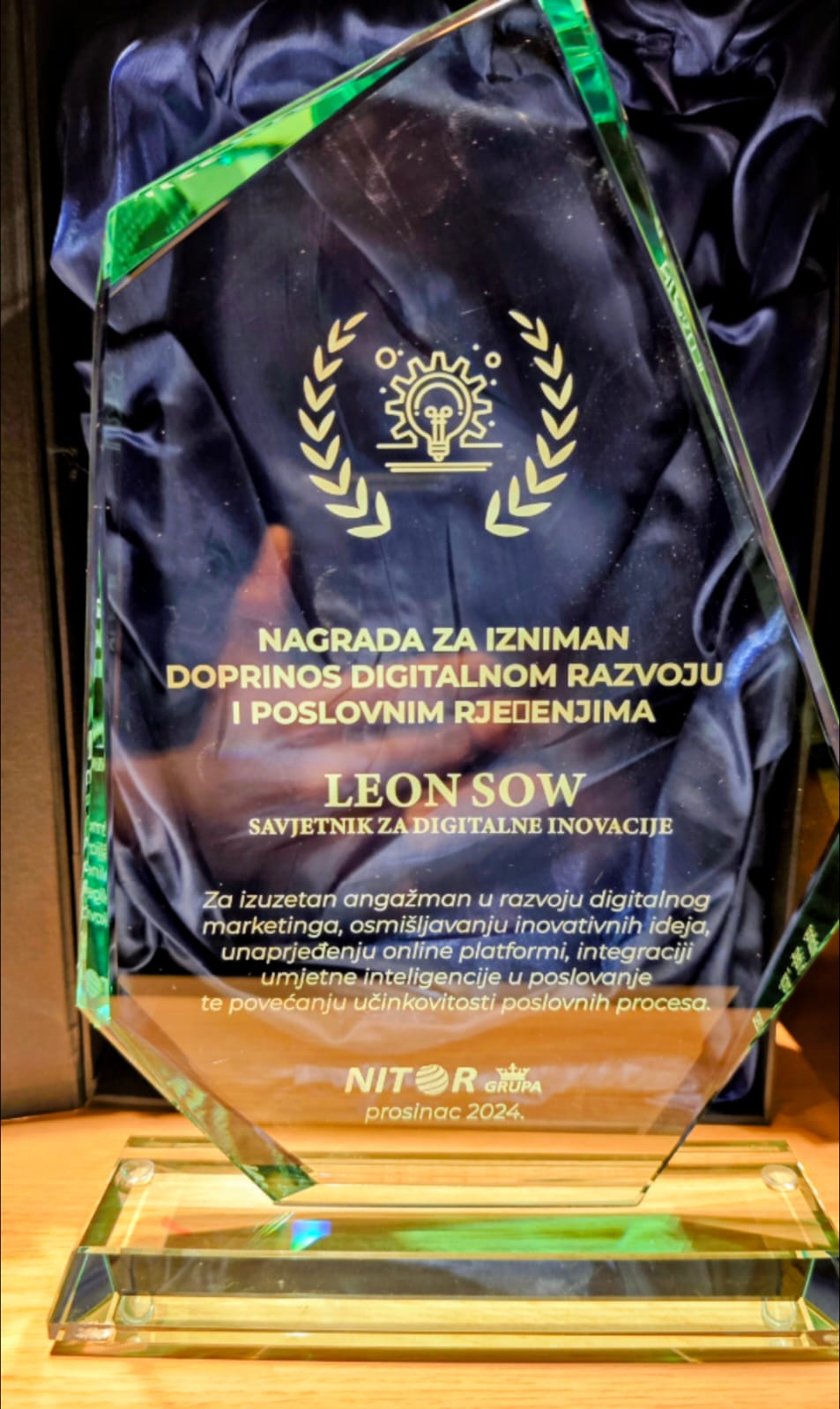 Nitor Award 2024 - Leon Sow